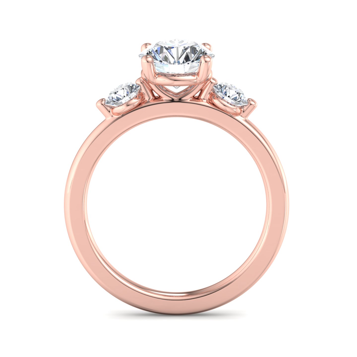 Rosie 3 Stone Engagement Ring